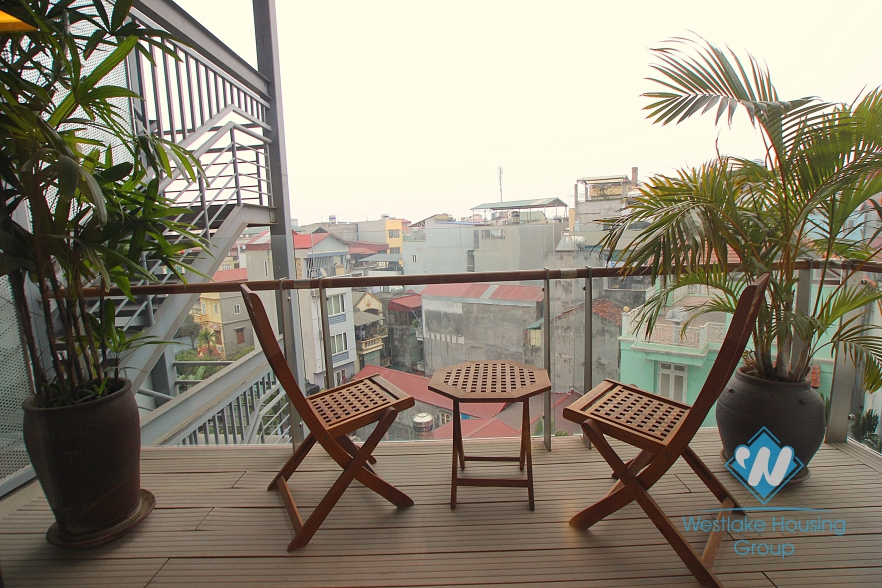 Luxury and Modern apartment  for rent in Xuan Dieu st, Tay Ho, Ha Noi